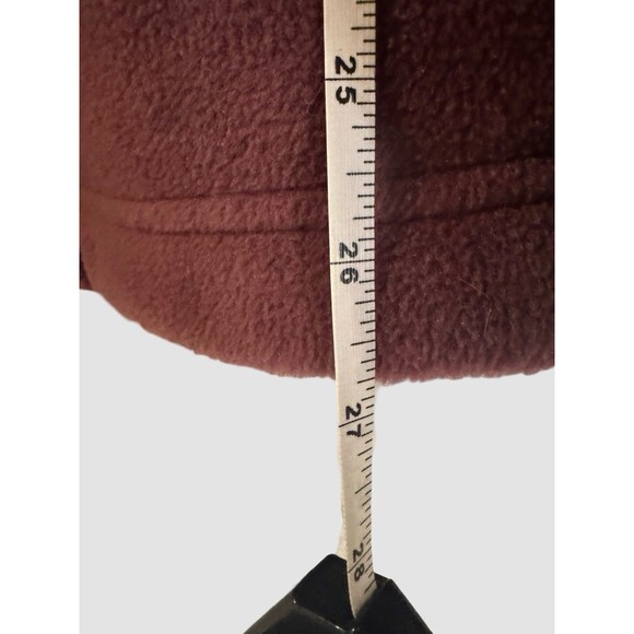 Women’s COLUMBIA Plum Wine Maroon Fleece Zip Front Jacket Size 2X Pockets - Picture 7 of 8